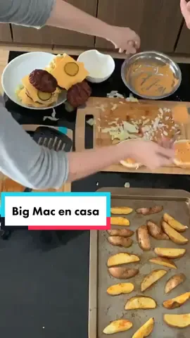 Replicando la #BigMac de #McDonalds 🍔#Impostor #recetasquefuncionan #recetasfacilesyrapidas #recetasfaciles #fyp #parati #recetascheck #reseñadechef