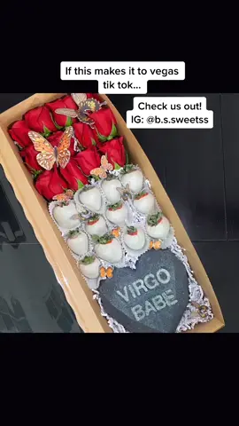 IG linked on my profile! #vegas #vegastiktok #lasvegas #SmallBusiness #chocolatecoveredstrawberries #breakablechocolate #sincity #vegasfoodie #foryou