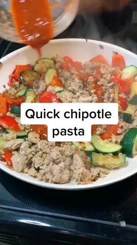 Creamy chipotle pasta - but make it quick #pastaqueen #WhatsPoppin #ThrowbackSongs #BeautyLoverReveal #healthy #CookingHacks #mealprep #fyp #foryou