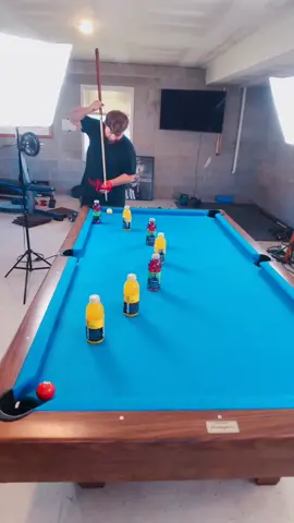 Can’t ever have too much spin #GhostPhotoshoot #QuickRecipes #billiards #trickshot