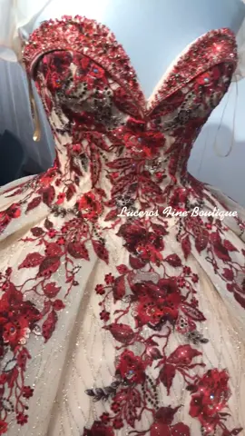 What do you guys think of this stunning dress!🥰 #fyp #fypシ #quinceanera #sweet16 #dresses #gown #tiaras #socute #aurora #illinois #beautiful