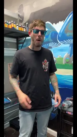 Client wants a random spooky tattoo surprise! 😎 @neverland.royaltie #teamdestroy #tattoo #skit #meme #wholesomemoments