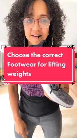 #stitch with @nikkipebbles choose the correct footwear for lifting weights #fitnesstipsforwomen #strengthtrainingforwomen #womanover50