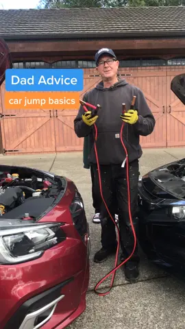 I don’t want you to be intimidated by jumper cables. Just remember this video & like it to save for the future. #Dads #DadsofTiktok #GirlDad