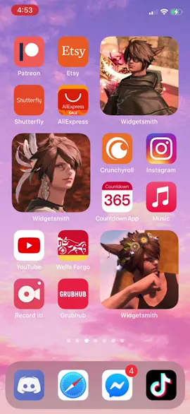 So like? I really wanted to share my widget trend. I’m obsessed with my #finalfantasy14 character! Huge gamer and gposer hehe