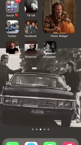 Everyone is showing their new #ios14 screens so 🤷‍♀️ #spn #spnfamily #supernatural #jensenackles #jaredpadalecki