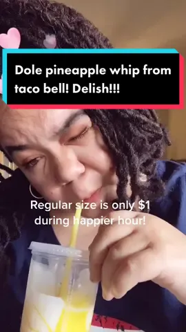 Afternoon treat! #tacobell #HelloFall #ClosetTour #whatstrending #dolewhip #happyhour #snack #tiktokdrink #fyp #foryou
