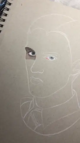 Draco part 1 💞 need to fix the skin a bit but very excited🥰 #dracomalfoy #dracotok #tomfelton #tomfeltonmusic #drawing