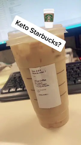 Starbucks while on Keto! #starbucks #starbucksketo #starbucksketodrink #hacks #fyp #foryoupage #foryou #followme