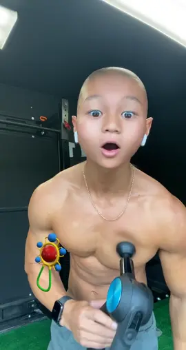 POV: jacked baby finds new toy 🔫 #fyp #jparkfit #baby #gains #recovery