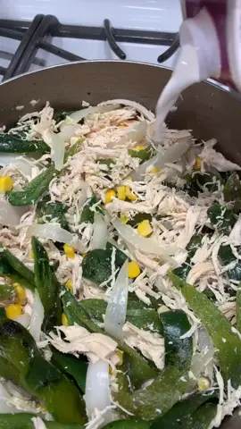 Pollo con Rajas 😋 #recetas #mexicanfood ##mexicantiktok #parati #fyp #foryoupage