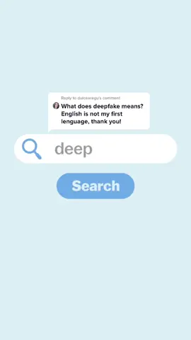 Reply to @dulcearegu reasonable people debate this! “deepfake” covers a variety of tech used to make videos seem real. #AnsweredbyVox #LearnOnTikTok