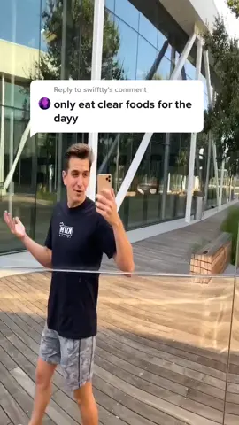 Doing the impossible: only eating CLEAR FOODS for the entire day. @swifftty #clear #color #challenge #foryou #fyp #viral #whatieat #dayofeating #food