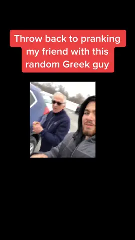 His name was Sotiris. He was a very cool old guy and helped us prank our friend in return for helping him get home. #prank #storytime #part2