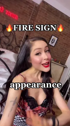 fire sign appearance, usually most applicable to rising sign 🔥🔥🔥 #astrology #zodiacsigns #witchtok #AltRocktober