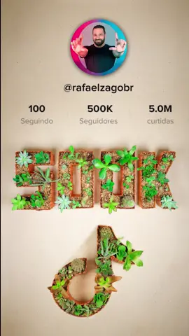 GRATIDÃO!!! AGORA SOMOS 500K MUITO OBRIGADO!!! #500K