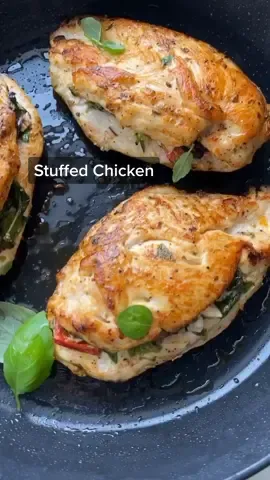 Give your chicken more flavor by stuffing it! #tiktokpartner #LearnOnTikTok #stuffedchicken #chickenrecipes #tiktokcooks