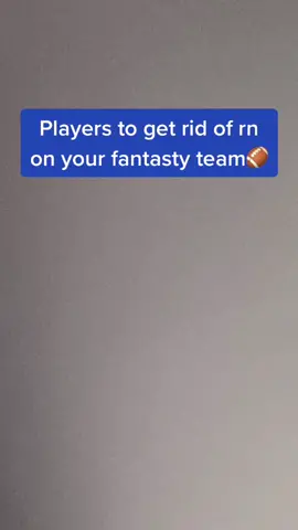 try to finesse a trade now before it’s too late #fyp #foryou #football #fantastyfootball