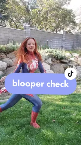 Blooper check 😅❤❤ #spidergirl #spiderwoman #viraldance #dancechallenge #blooper #draft
