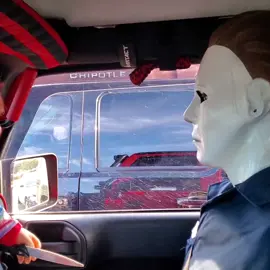 When your mother tells you to come take a closer look 🤣 #fyp #copsoftiktok #halloween #viral #michaelmyers #copswithjeeps #chipotlesponsorme