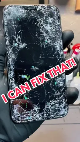This iPhone 11 got ran over by a car! 🤯🤯Watch me fix it! #fyp #fyoupage #viral #follow #repair #xyzbca #foryourpage #apple #iphone #StrapBack ##fix
