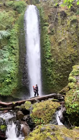 I asked my best friend and the love of my life to marry me, and she said yes! #fypシ #fyp #oregon #waterfall #proposal #portland