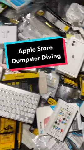 Dumpster Diving Our Local Apple Store!! #dumpsterdiving #dumpsterdivers #applestore #iphone #foundiphonedumpster
