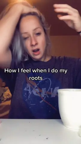 I made this yesterday and didn’t post it because I hate myself for making it 😂😂😂 #roots #hair #blonde #bleachinghair #over30 #toooldforthis #fyp