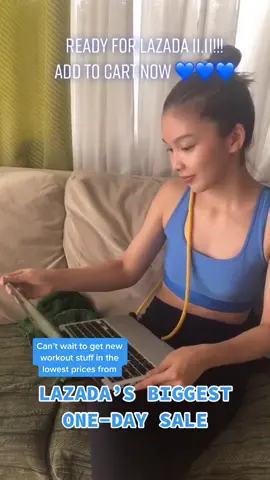 Getting ready for Lazada’s BIGGEST ONE-DAY SALE 💙✨ Add To Cart now!!! #Lazada1111 #lazadabiggestonedaysale #LazadaPH
