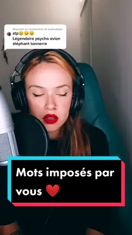 Répondre à @sophiedebza voilà pour vous 💋 encore merci pour la force 💪 #motsimposés #rap