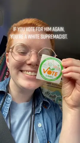 V O T E!!!  (also isn’t my mom just the cutest??) #queer #queertiktok #gay #bi #vote #votehimout #biden2020 #settleforbiden