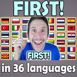Drop a comment if you're first. If not, do it anyway #fyp #first #language