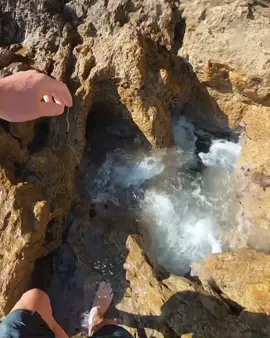 Would you dive ? Secret water tunnel ! Hold your breath 🙃