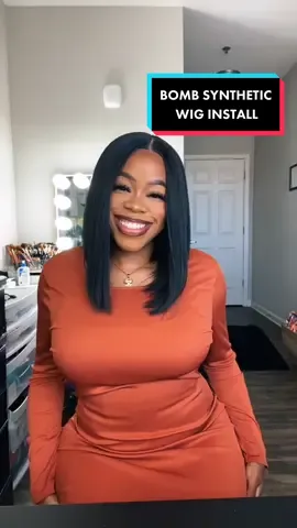 Full Video Up On My Channel! #hairinstall #wiginstall #wiginfluencer #syntheticwig #lacefrontwig #lacefront #wighair #youtuber #lacefrontal #hdlace