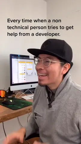 Every time when a non technical person tries to get help from a developer. #ux #developer #uxdesign #softwareengineer #engineer #productdesign