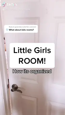 This doesn’t happen overnight! I’ve been teaching her how to care for her things her entire life. 💕 #cc #organizeit #kids #girlsbedroom  #cleaning