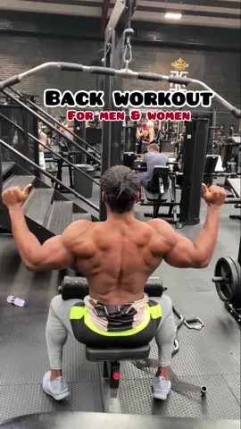 Back workout 🤩🤩 #back #backworkout #Fitness #LearnOnTikTok #fitness #fyp