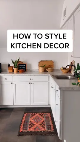 How to style decor in your #kitchen! #kitchendecor #howto #decorating #homedecor #bohodecor #thriftedfinds #bohemian #bohemianstyle #thrifted #DIY