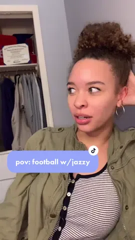 pov: ur watching football with jazzy (“that girl”) #fyp #jazzy #pov