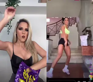 #duet with @polethperezg entre ella y la sascha fitness ya uno no puede comer en paz! #Fitness #comedia #barbaraderegil #ejercicioencasa #risa #fyp