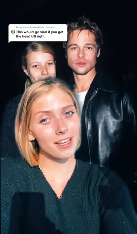 Reply to @carolinabaskins how’s this? #gwenythpaltrow #bradpitt #greenscreen #foryou #ithinkwecoulddoitifwetried #clairo #sofia #foryoupage