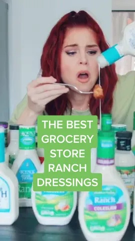These are THE BEST RANCH DRESSINGS to buy at the grocery store! #homemaderanch is always best though #ranch #ranchdressing #bestranch #Foodie