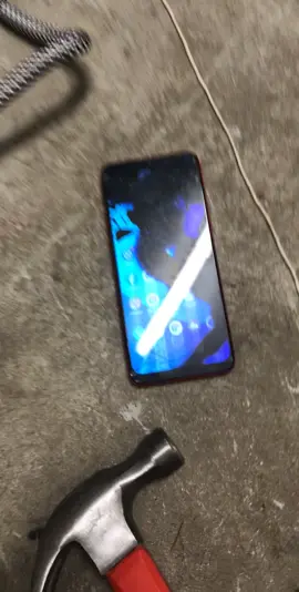 Was just trying to smash my old broken phone 😩 #OhMyGawd