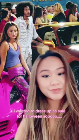 dressed up as suki 💜💗 this was so fun lol #greenscreen #halloween2020 #suki #fastandfurious