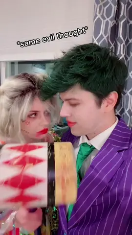 A dysfunctional love story: Joker & Harley Quinn edition. Your 3rd @ is your soulmate! #couplegoals #marriedlife #fyp  #HappyHalloween