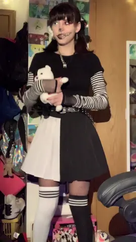 i know this isn’t monokuma but still #monokumacosplay #danganronpa #egirl #cosplay #simp #kawaii