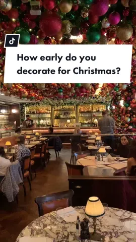 Anyone want to visit this Christmas covered restaurant??? 🎄🎁 #Christmas #londonrestaurants #london #uk #holidays #christmasdecor