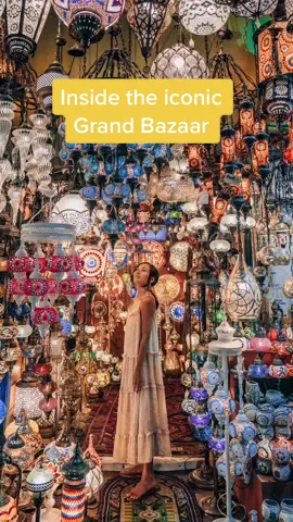 Lantern stalls in the Grand Bazaar #travel #californiagirl #wanderlust #tiktoktravel #grandbazaar #travelblogger