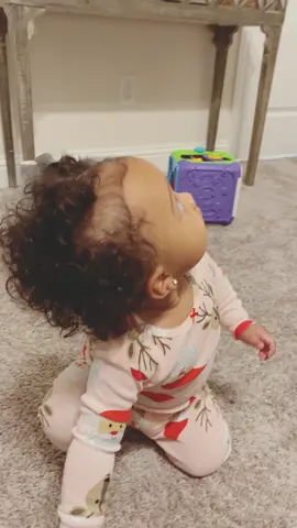 Ava will stop anything she is doing just to dance when the TOTS theme song comes on. #babiesoftiktok #mixedbabies #fyp