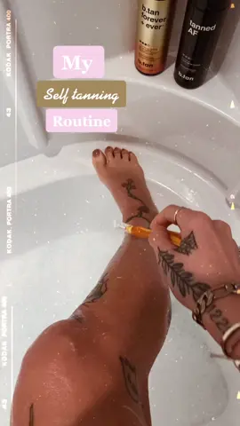 Self tanning routine ft. @btan.rocks #fyp #btan #btanresults